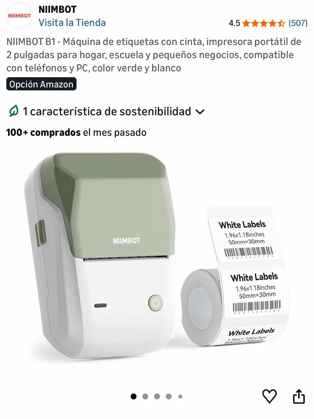 B1 Label Maker - Green